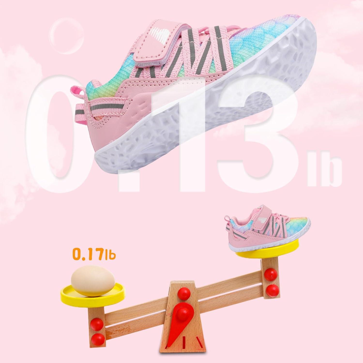 imageBARERUN Baby Sneakers Toddler Shoes Soft AntiSlip Sole Newborn First Walkers Infant Toddler Breathable Athletic Running ShoesFishscale