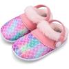 imageBARERUN Toddler Boys Girls Indoors Warm Slipper Girls Slippers Boys Slippers Kids Slippers Pink Toddler Size 657