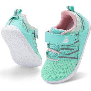 BARERUN Baby Sneakers Toddler Shoes Soft Anti-Slip Sole Newborn First Walkers Infant Toddler Breathable Athletic Running Shoes(Green)